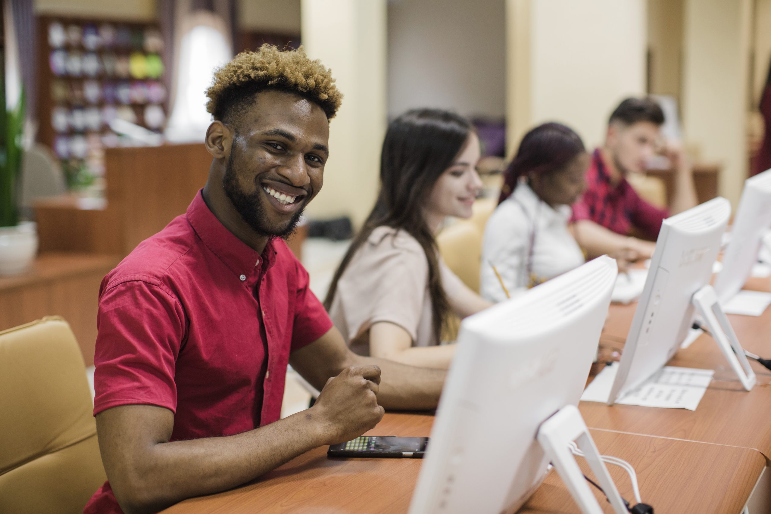 black-student-studying-in-a-classroom